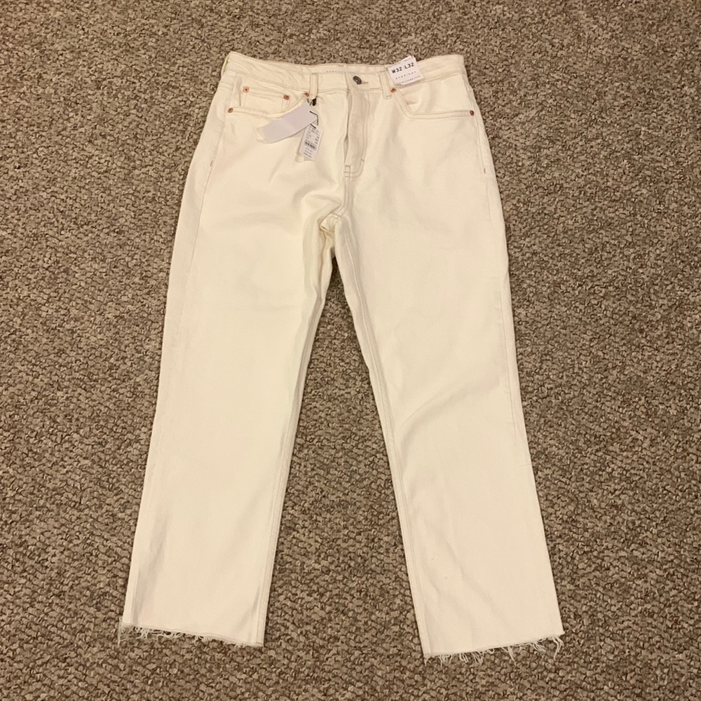 Topshop Straight Leg Jeans